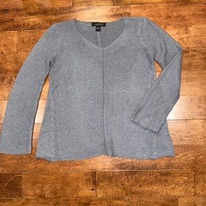 August Silk’s Knitted Grey Sweater